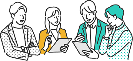 社員数のイラスト